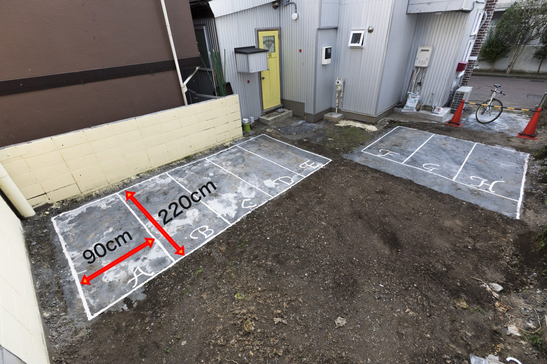 世田谷区若林 月極バイク駐車場